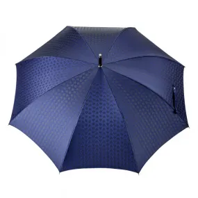 Parapluie automatique Piganiol bleu cubique | Parapluie pour homme