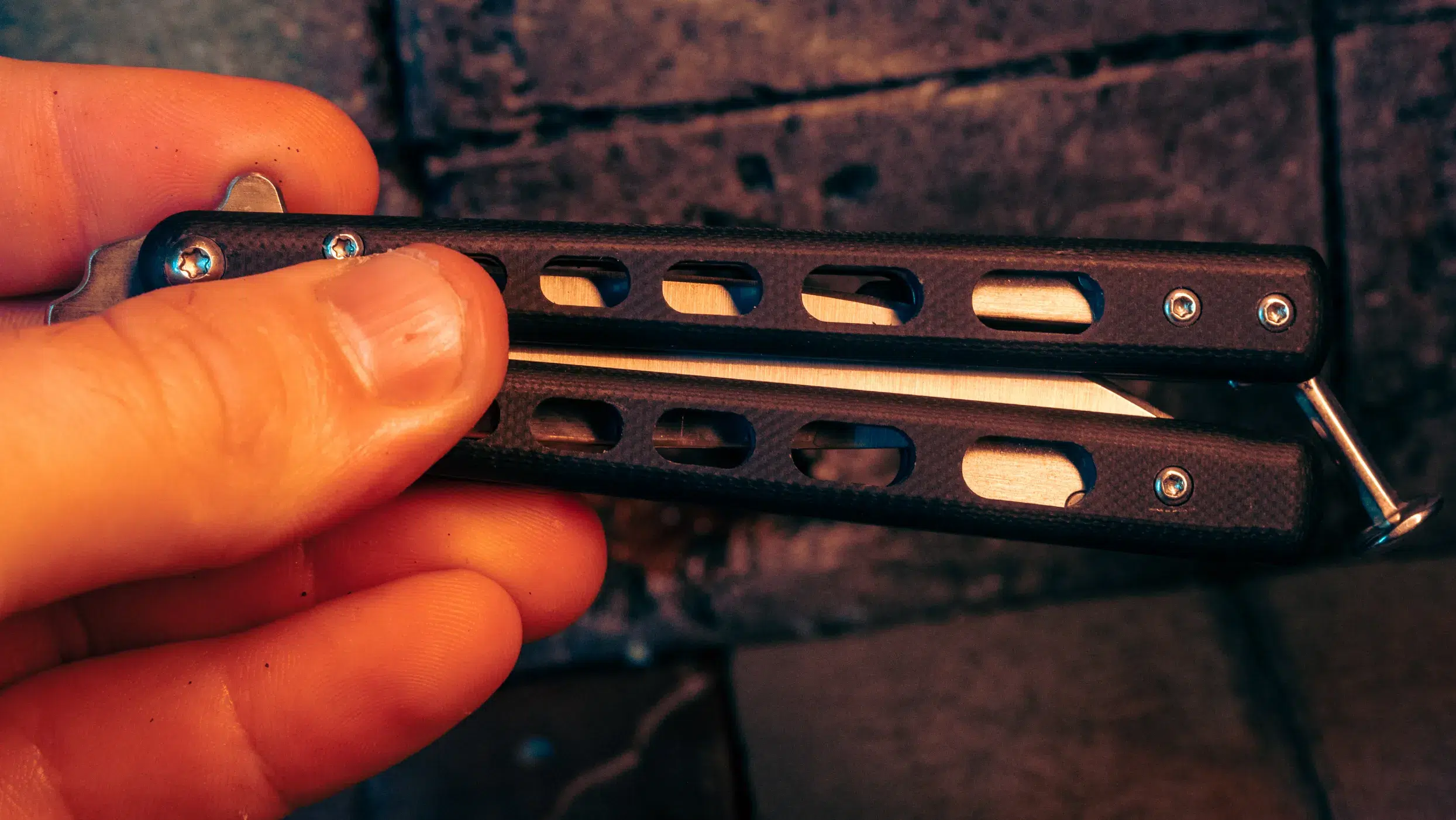 Petit Couteau papillon G10 Böker plus