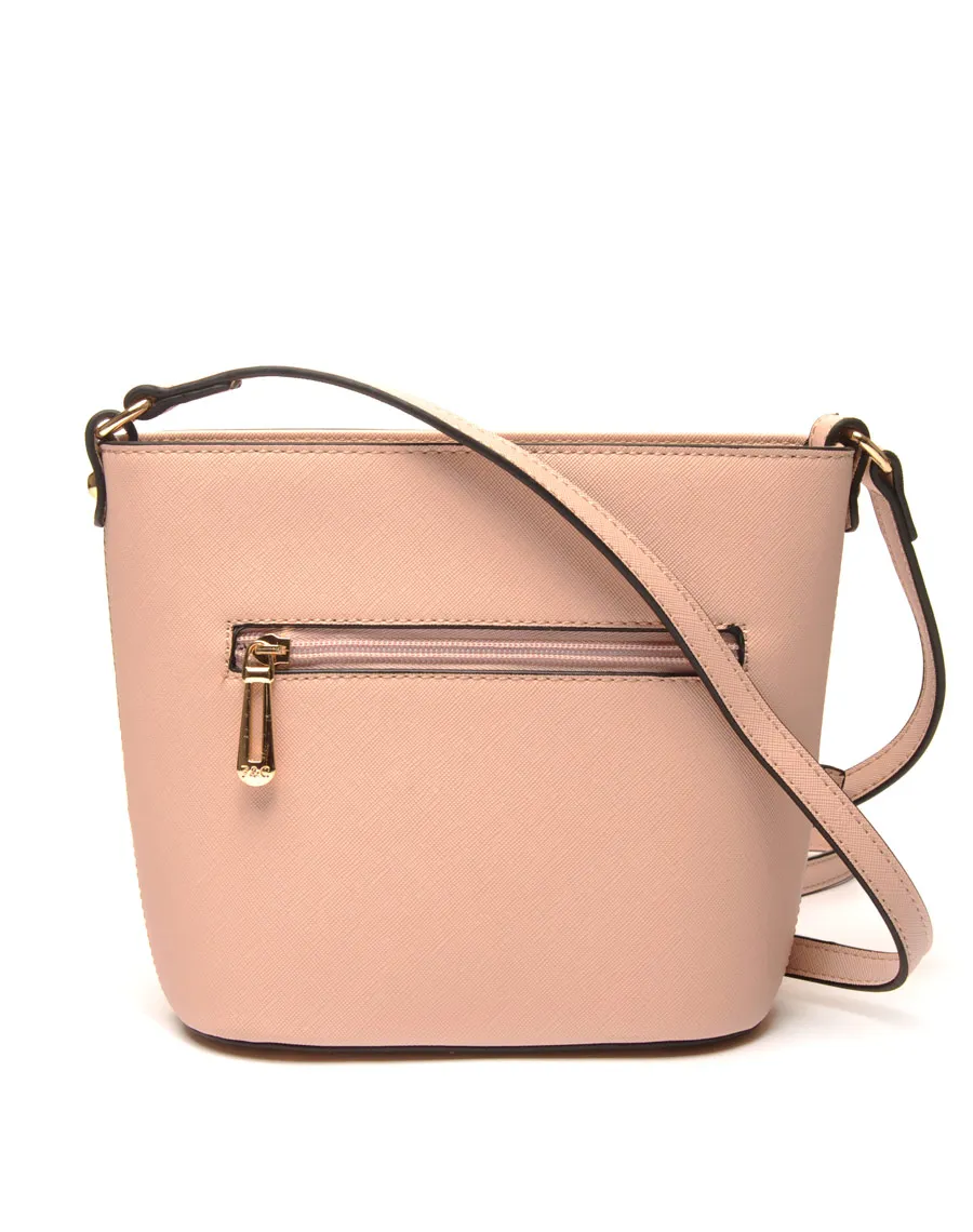 Petit sac bandoulière rose pale 