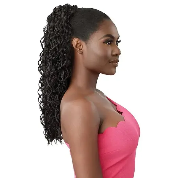 Postiche Bouclée Noir Deep Wave  - Outre