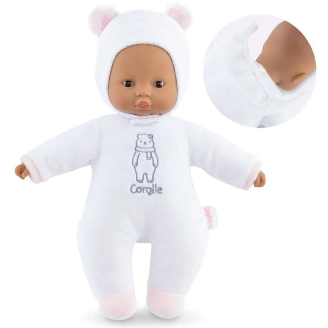 Poupée fille Corolle Pti' Coeur Ours - blanc 30cm - pour enfant de 9 mois et plus blanc - Corolle