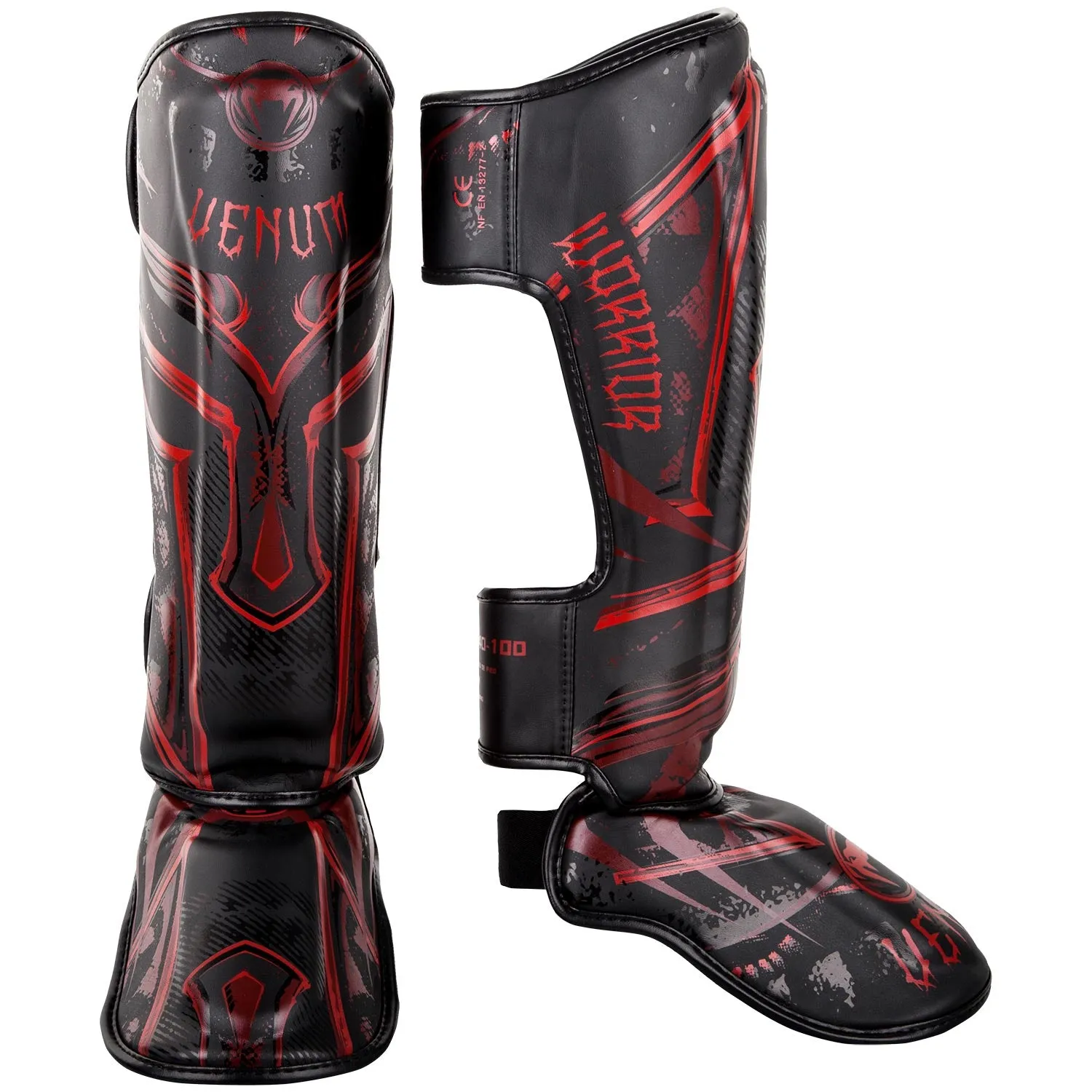 Protège-tibias Venum Gladiator 3.0 - Noir/Rouge