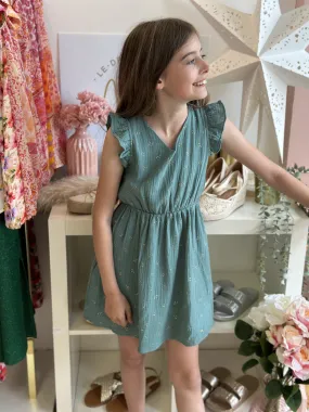 Robe ANNAHÉ – Verte KIDS