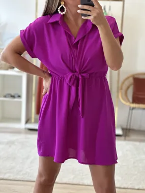 Robe LIONEL – Violet (Made in Italie)