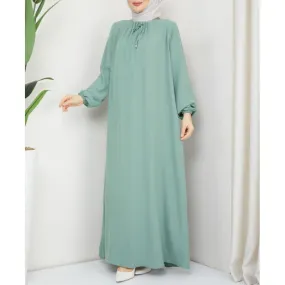 Robe Longue Hijab Ferouz Verte