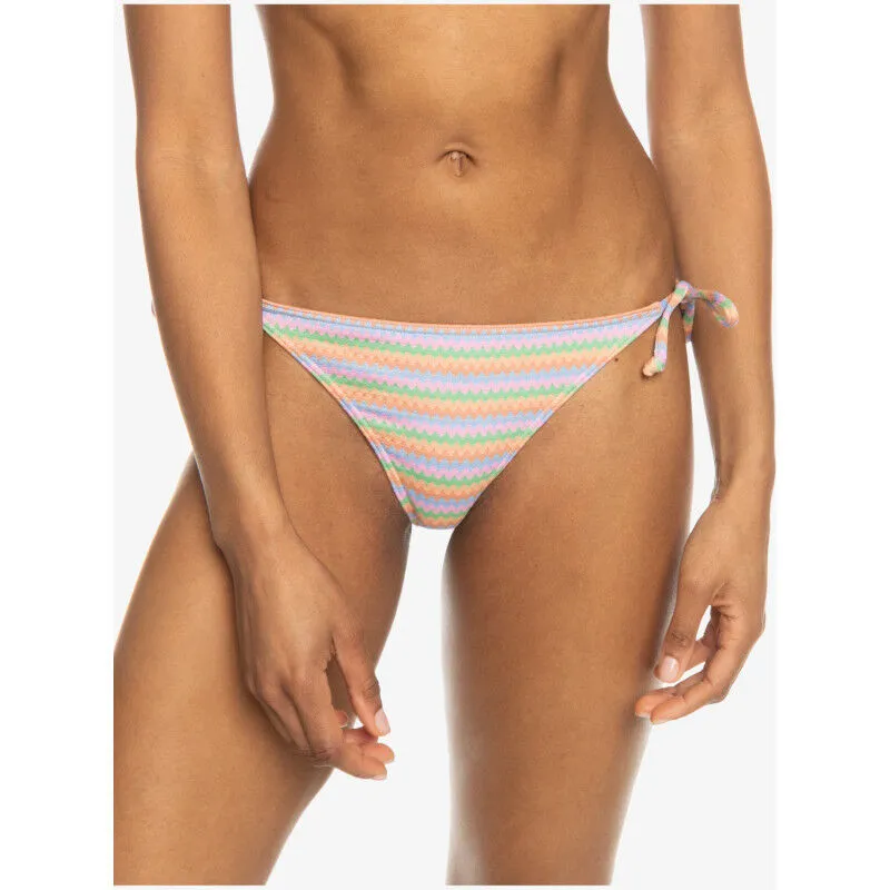 Roxy Wavy Stripe Cheeky Tie Side - Bas de bikini femme | Hardloop