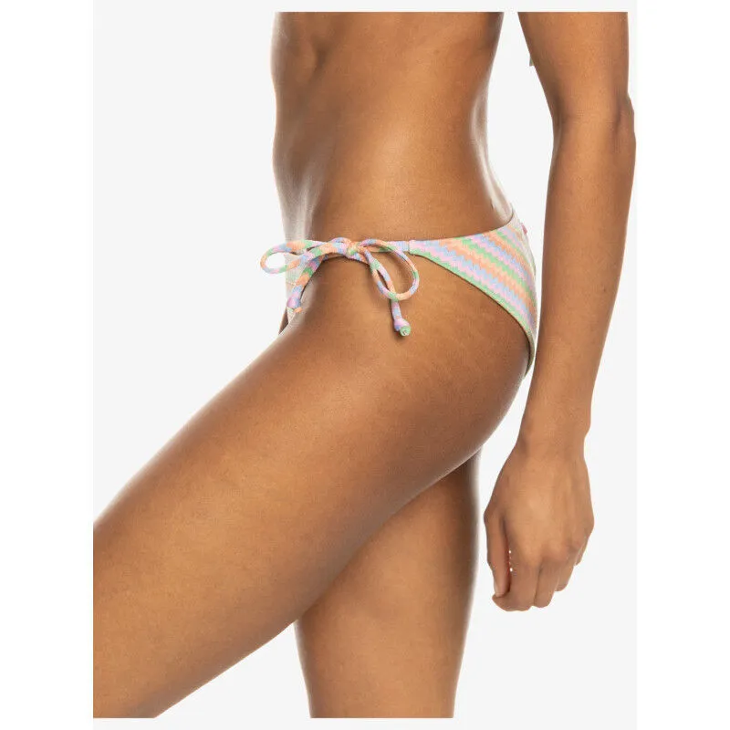 Roxy Wavy Stripe Cheeky Tie Side - Bas de bikini femme | Hardloop