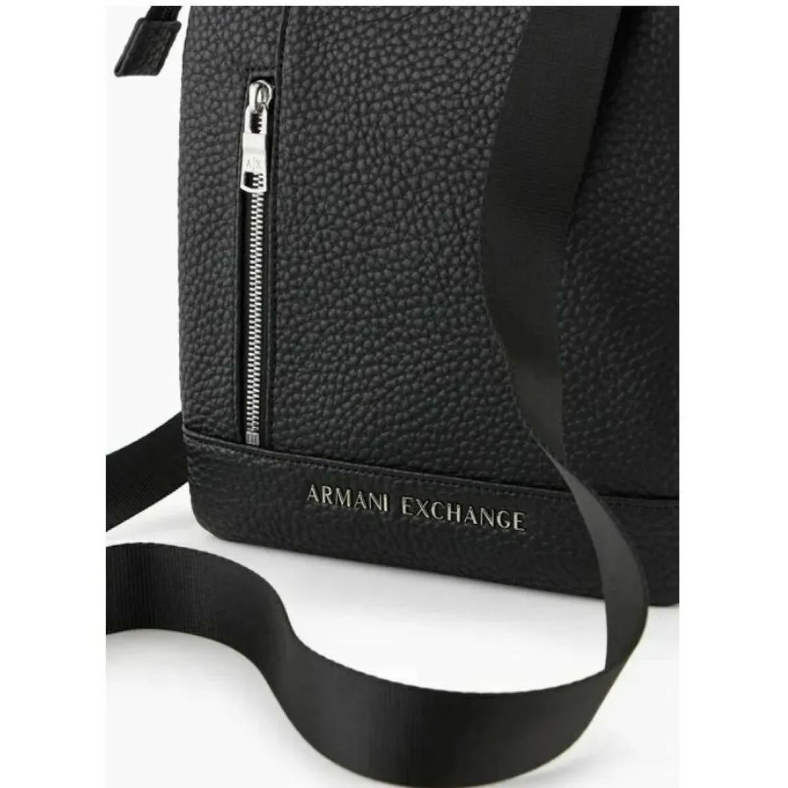 Sac bandoulière noir  Armani Exchange - Sac Besace Messenger Homme sur MenCorner