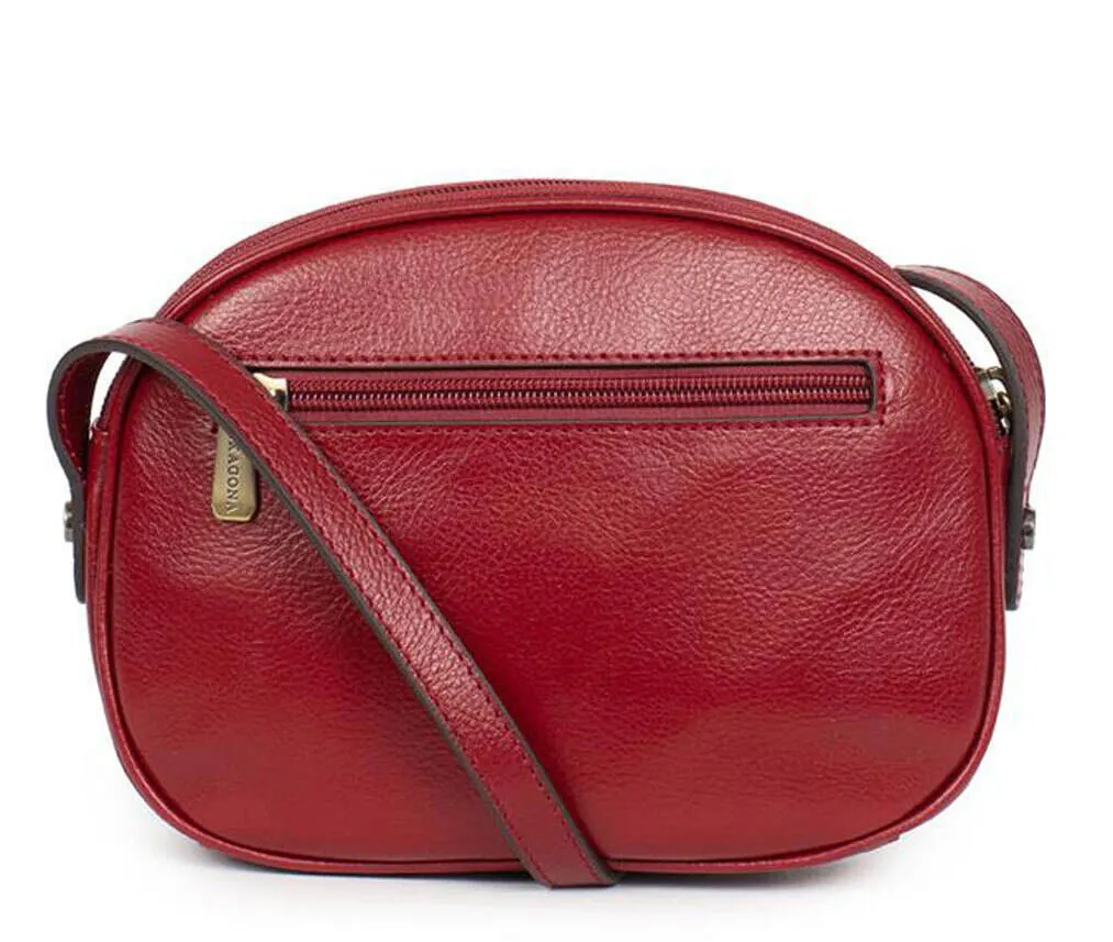 Sac cuir femme rouge