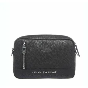 Sac reporter noir Armani Exchange - Sac Besace Messenger Homme sur MenCorner