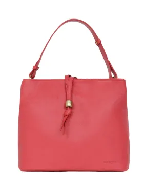 Sac à main Hexagona cuir ref 52162 Rouge 25*21.5*13.5