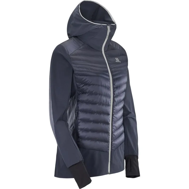 Salomon Haloes Down Hybrid Hoodie W - Doudoune à capuche femme | Hardloop