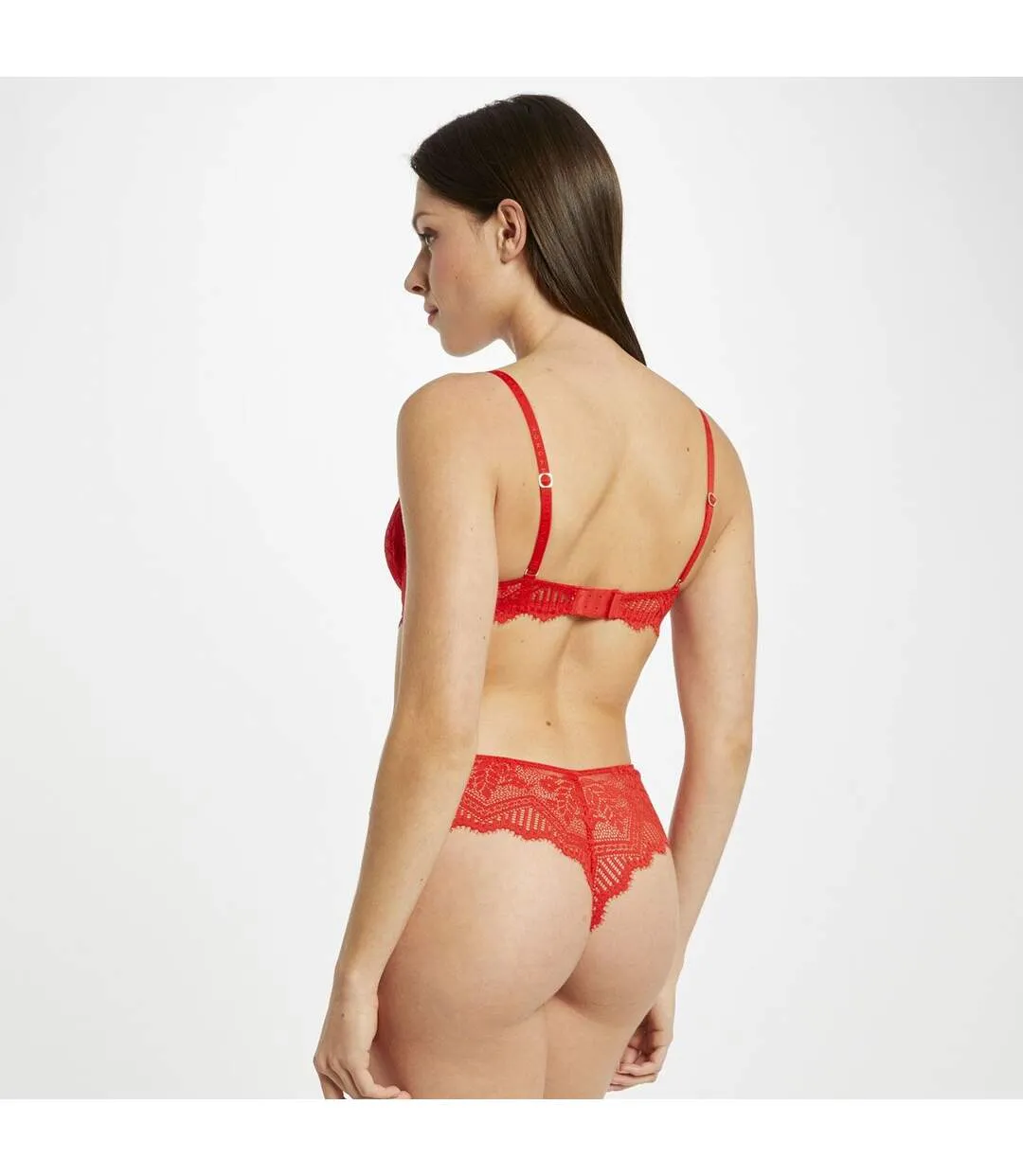 Shorty tanga rouge Sophia