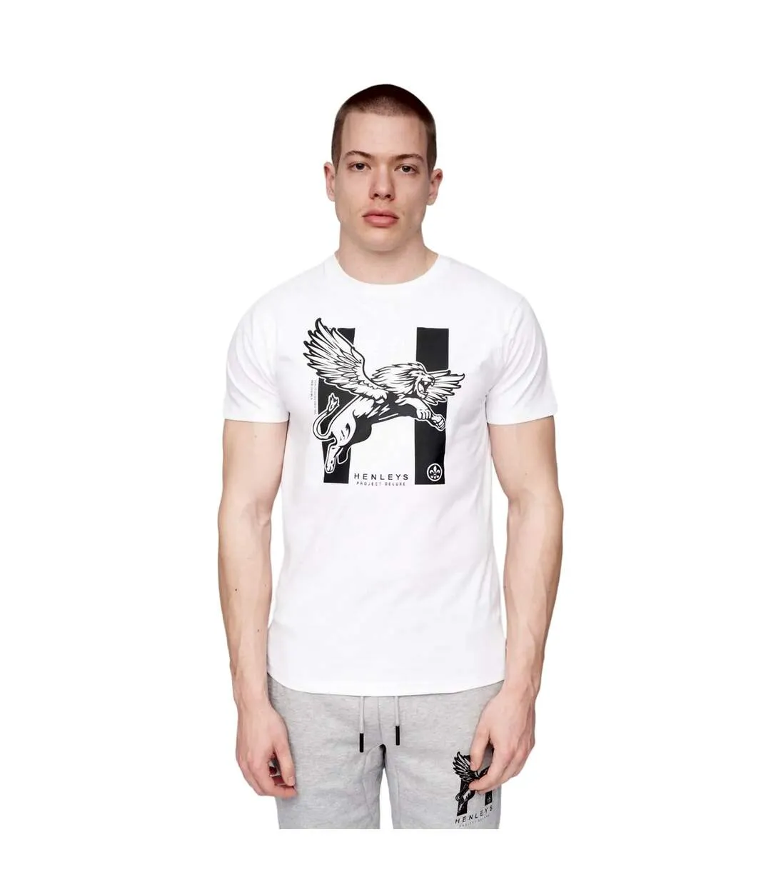 T-shirt curveball homme blanc Henleys