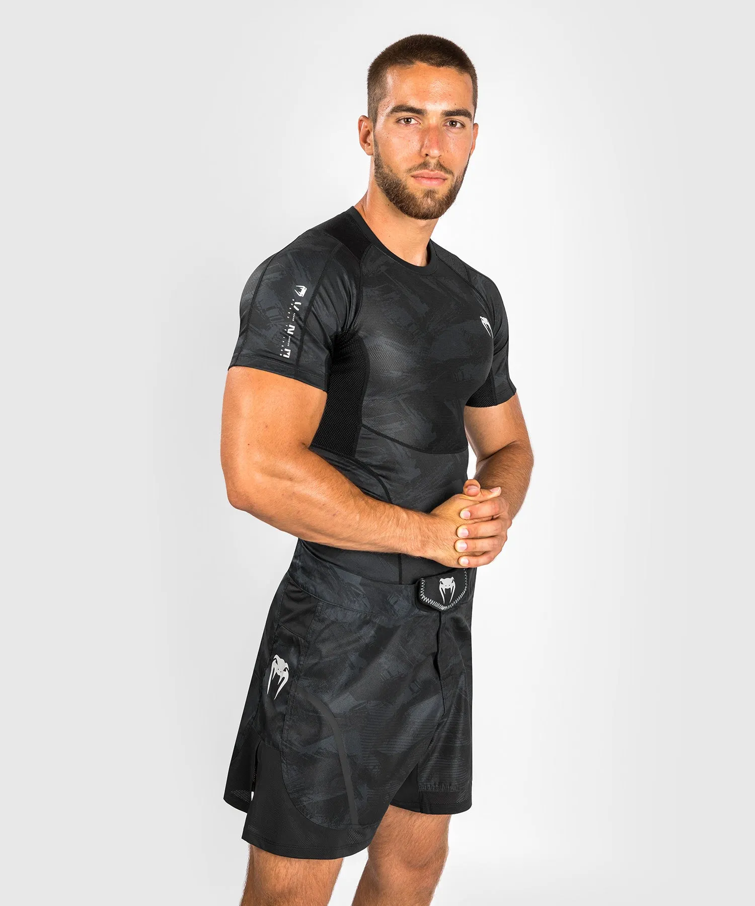 T-Shirt de Compression Venum Electron 3.0 - Manches Courtes - Noir