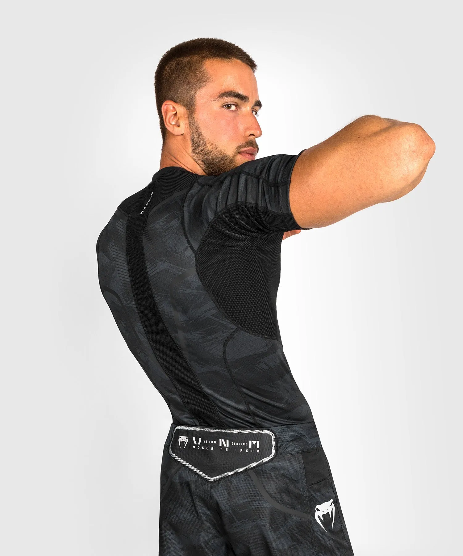 T-Shirt de Compression Venum Electron 3.0 - Manches Courtes - Noir