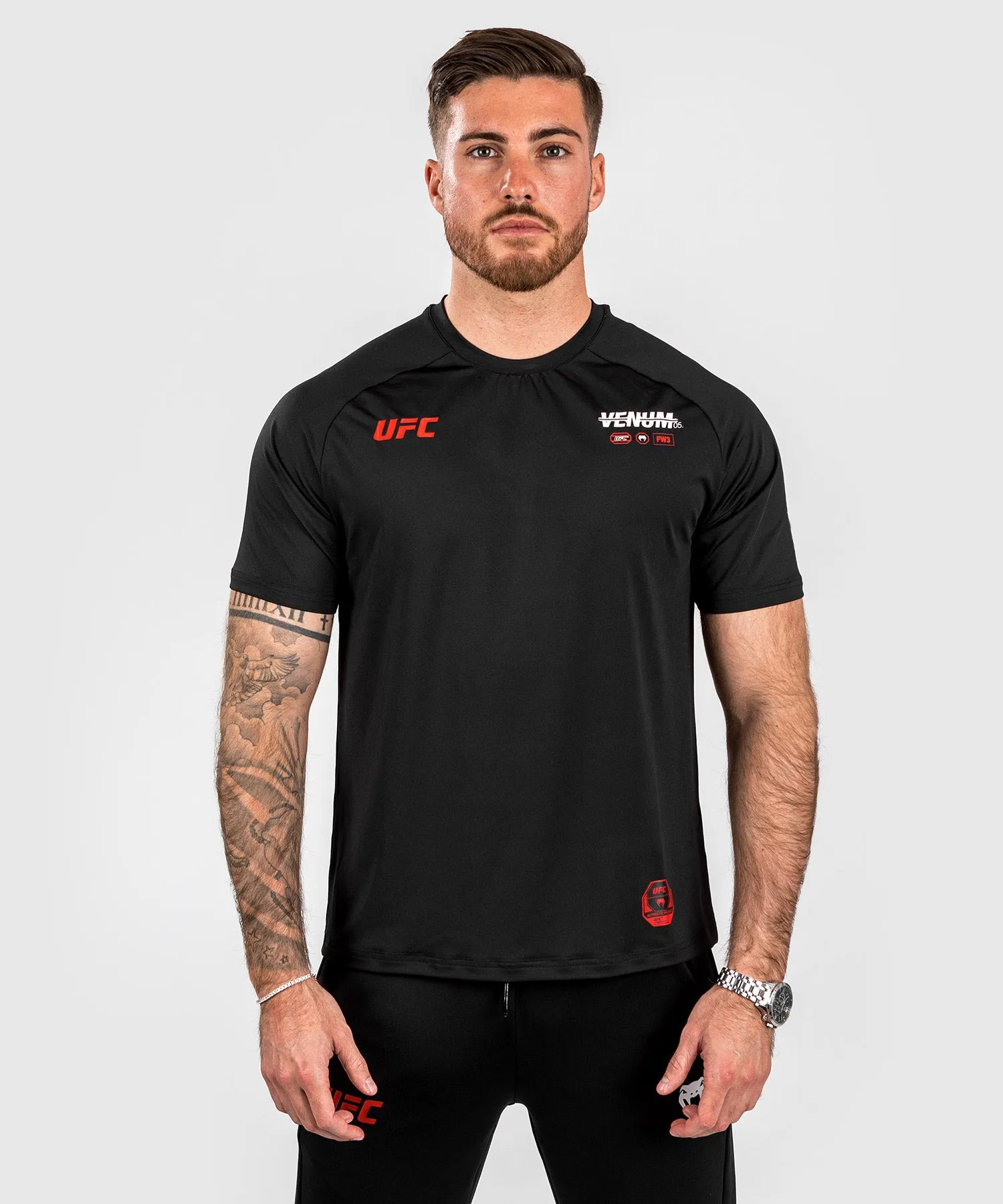 T-shirt Dry-tech pour Hommes UFC Adrenaline by Venum Fight Week - Noir