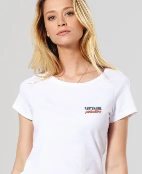 T-Shirt femme Partenaire particulière (brodé)