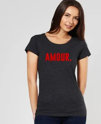 T-Shirt homme Amour (effet velours)