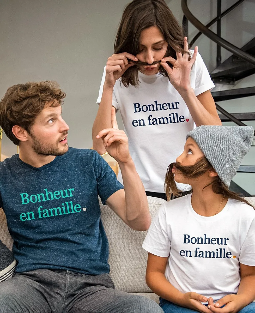 T-Shirt homme Bonheur en famille