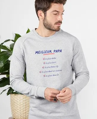 T-Shirt homme Meilleur Papa Liste