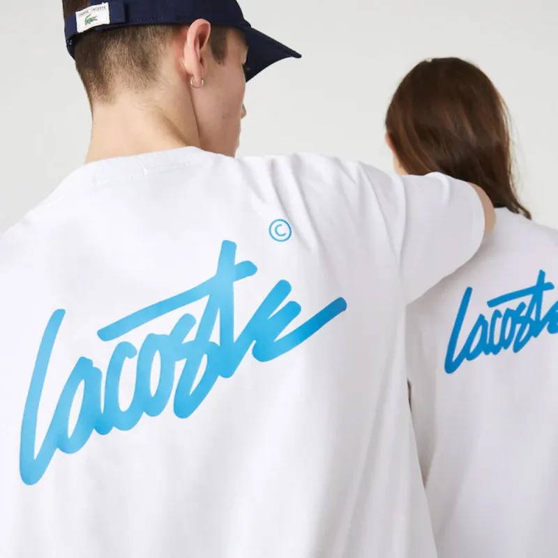 T-shirt Lacoste unisexe loose fit LIVE