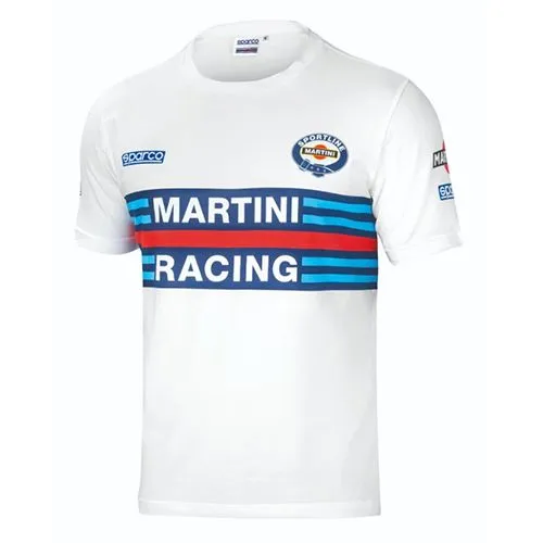 T-Shirt MARTINI RACING blanc pour homme  