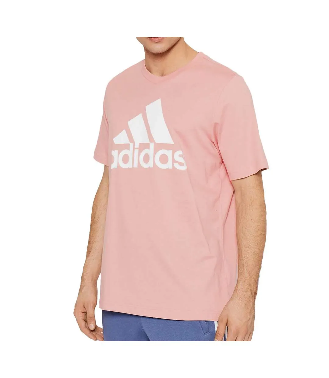 T-shirt Rose Homme Adidas M Bl Sj T