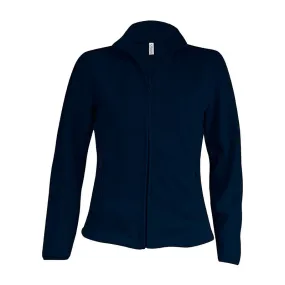 Veste de Travail Micropolaire Zippée Femme Bleu Marine - TOPTEX